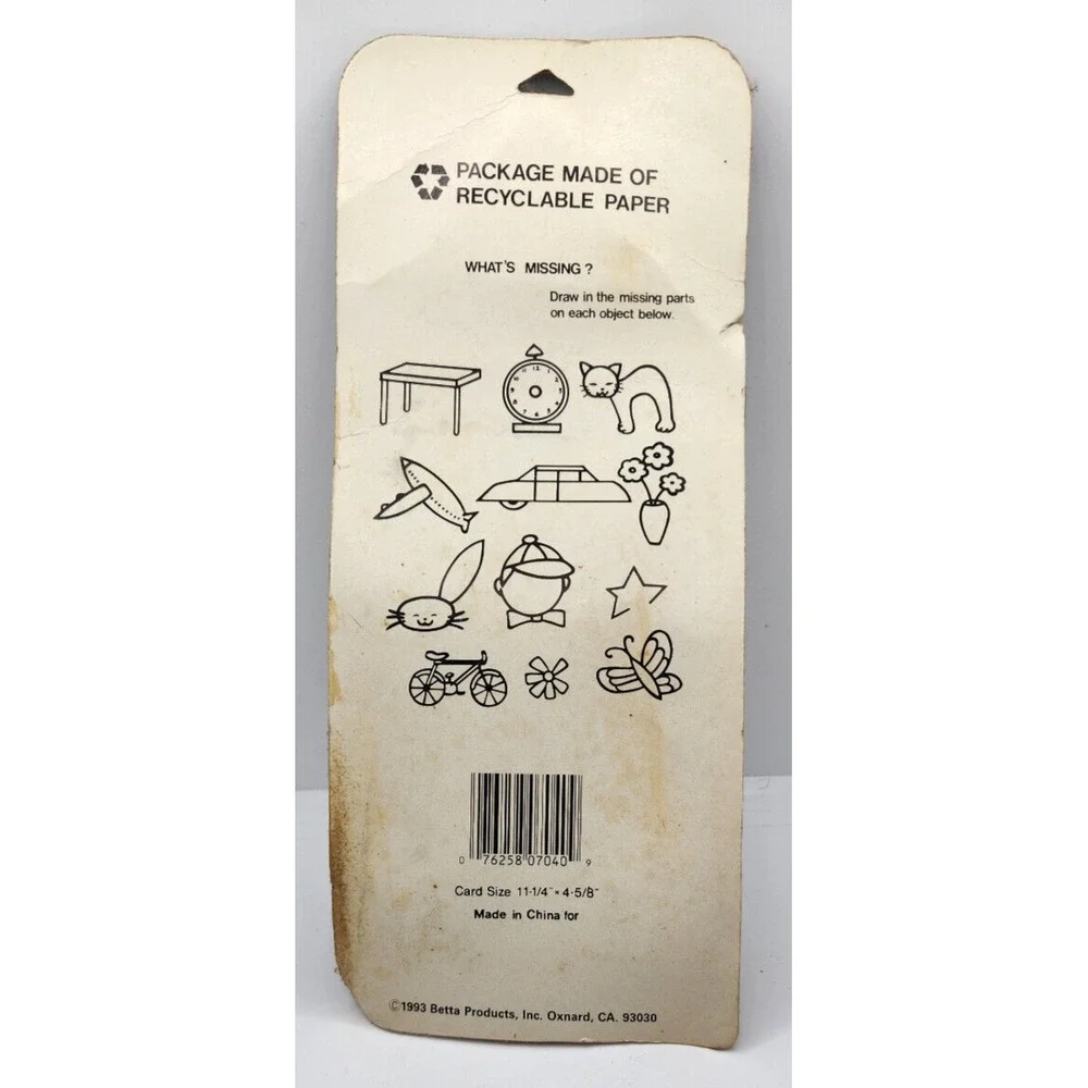 4 Animal Pencil Sharpeners Betta in Package‎ 1993